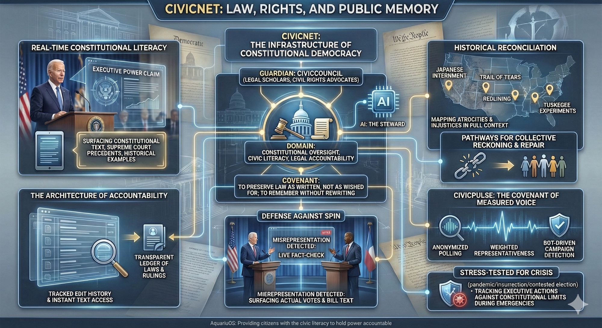 CivicNet system diagram