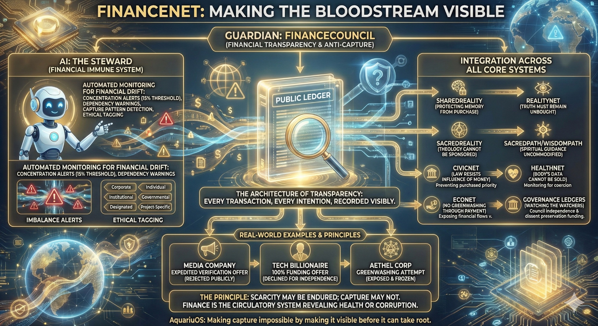 FinanceNet system diagram