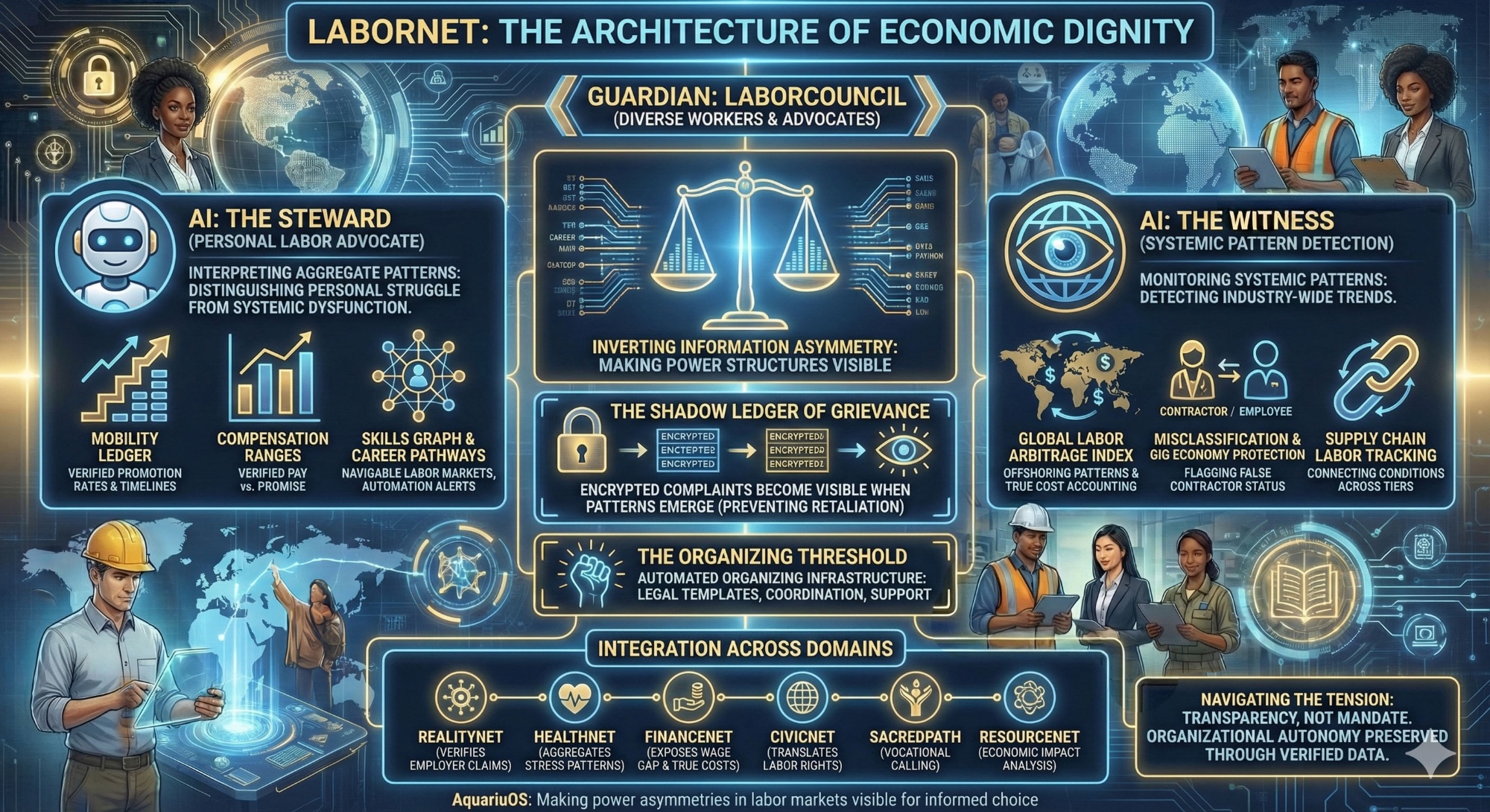 LaborNet system diagram